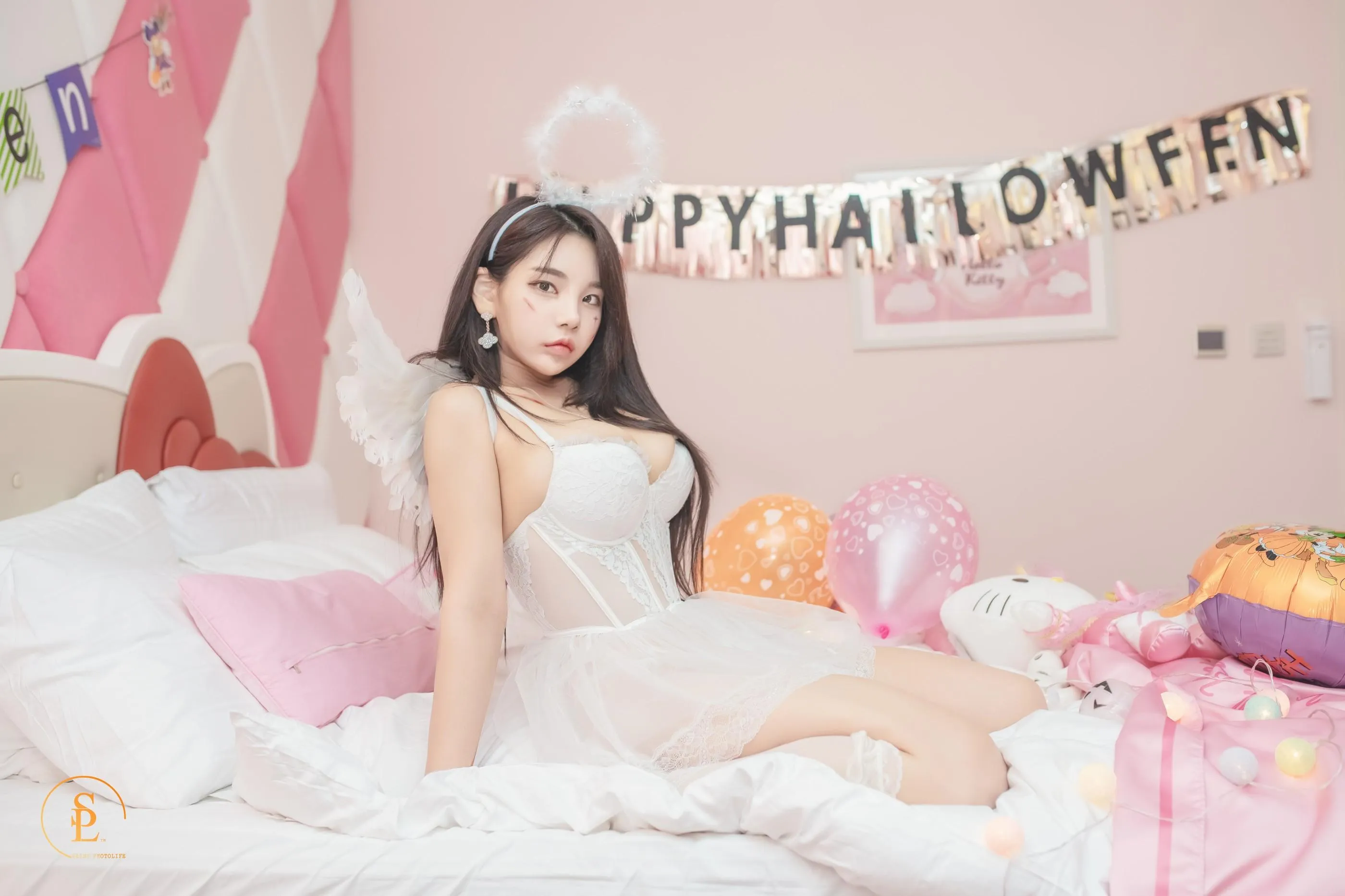 NO.040 SAINT Photolife – Zzyuri 쮸리 Vol.16 Pink Halloween [58P]插图5
